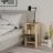 Прикроватная тумба MLAND EMA NIGHTSTAND - OAK - ANTHRACITE, Дуб, Антрацит