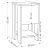 Прикроватная тумба MLAND EMA NIGHTSTAND - OAK - ANTHRACITE, Дуб, Антрацит