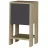 Прикроватная тумба MLAND EMA NIGHTSTAND - OAK - ANTHRACITE, Дуб, Антрацит