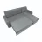 Canapea de colt MLAND KIRSTEN IV VELVET 314 SORO 93 MONOLI 76 SPIRIT 16 238X162X87, 118KG, Gri