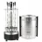 Gratar electric Zilan ZLN5565 VERTICAL, 900 W, Inox, Negru