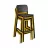 Scaun DP HELIX~BLACK, Negru