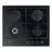 Plita incorporabila cu gaz Whirlpool GOFL 629/NB1, 4 arzatoare, Arzator Wok, Sticla calita, Negru