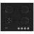 Plita incorporabila cu gaz Whirlpool GOR 625/NB1, 4 arzatoare, Arzator Wok, Sticla calita, Negru