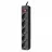 Prelungitor cu protectie SVEN SF-05E, BLACK, 5 Sockets,  1.8m, flame-retardant material