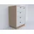Comoda Emobite CU SERTARE, Alb, 110 x 90 x 50