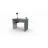 Masa de birou Emobite TRANSFORMER 3.0, Gri, 112 x 87 x 55