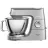 Кухонный комбайн Kenwood KVC85.594SI, 1000 Вт, 4.3 л, 5 скоростей, Серый