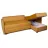Canapea de colt Mobilier
 "VICTORIA-5" ONTARIO32+MANILA32, Oranj, 235x155x73