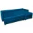 Canapea de colt Mobilier
 "VICTORIA-5" ONTARIO26+MANILA26, Albastru, 235x155x73