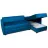 Canapea de colt Mobilier
 "VICTORIA-5" ONTARIO26+MANILA26, Albastru, 235x155x73