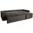 Canapea de colt Mobilier
 "VICTORIA NEO" RINALDI 20, Grafit, 255x160x75