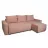 Canapea de colt Mobilier
 "VICTORIA NEO" RINALDI 22, Roz, 255x160x75