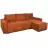 Canapea de colt Mobilier
 "VICTORIA NEO" RINALDI 23, Oranj, 255x160x75