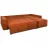 Canapea de colt Mobilier
 "VICTORIA NEO" RINALDI 23, Oranj, 255x160x75