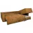 Canapea de colt Mobilier
 "VICTORIA NEO" RINALDI 25, Maro, 255x160x75