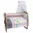 Lenjerie de pat Polini kids MONSTERS - 7 UNITATI, Pentru copii, Bumbac, Alb