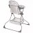 Scaun de masa Polini kids 252 UNICORN HELLO BABY, PVC, Gri