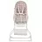 Scaun de masa Polini kids 252 STELE, PVC, Alb, Macchiato