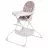 Scaun de masa Polini kids 252 STELE, PVC, Alb, Macchiato
