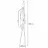 Scaun de masa Mobilier
 POLINI KIDS 152 STELE, Plastic, Gri, Alb