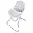 Scaun de masa Mobilier
 POLINI KIDS 152 STELE, Plastic, Gri, Alb