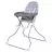 Scaun de masa Polini kids 152 STELE, Plastic, Alb, Gri