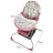 Scaun de masa Polini kids 252 CATELUS, PVC, Alb, Roz