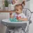 Scaun de masa Polini kids 252 HIPPO, PVC, Gri