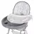 Scaun de masa Polini kids 252 HIPPO, PVC, Gri