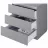 Comoda Mobilier
 POLINI KIDS SIMPLE 1980, Alb, Gri, 80x50.5x79.7