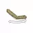 Sezlong Polini kids ANIMALE HAIOASE VERDE