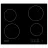 Plita incorporabila cu inductie Samsung NZ64T3506AK/WT, 6000 W, 4 arzatoare, Vitroceramica, Timer, Negru