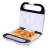 Aparat pentru sandwich-uri Noveen SM451, 800 W, Alb, Inox