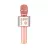 Microfon HELMET Wireless Karaoke H12 Rose
