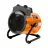 Тепловентилятор TechnoWorker электрический AE3000W, 3000 Вт, 2 ступени, Черный, Оранжевый