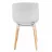 Scaun Jumi scandinav Davis, Alb