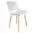 Scaun Jumi scandinav Davis, Alb