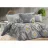 Lenjerie de pat Cottony PUFULET GRY, 1 persoana, Poplin, Gri