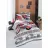 Lenjerie de pat Cottony CARS / DAMIAN F53, 1 persoana, Poplin, Gri, Desen