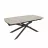 Masa DP LEA GREY, Gri, Negru, 180/220/260x90x76