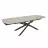 Masa DP LEA GREY, Gri, Negru, 180/220/260x90x76