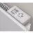 Convector Tesy CN 06 200 EA CLOUD AS W, 2000 W, 26 m2, Termostat, Alb
