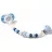 Пустышка BabyOno 0719/03 Клипса из силикона для пустышки голубой Natural Nursing