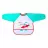 Baveta BabyOno 0837 PESTELCUTA CU MANECA LUNGA NEW