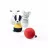 Jucarie BabyOno 1437 PINI DE BOWLING DE PLUS BADGER EDMUND FRIENDS, 3 luni+