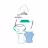 Cana BabyOno 1456/01 СU SISTEM ANTI-VARSARE CU NASUC DI SILICON 180ML NATURAL