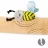 Jucarie educativa BabyOno 1473 PENTRU CARUCIOR TEDDY THE GARDENER 0+