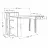 Masa de birou Showdeko LOYD, Alb antic, Antracit, 141x60x73.5