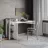 Masa de birou Showdeko LOYD, Alb antic, Antracit, 141x60x73.5